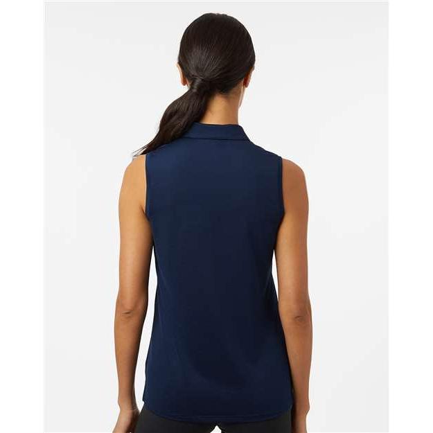 Adidas Ladies Ottoman Sleeveless Polo
