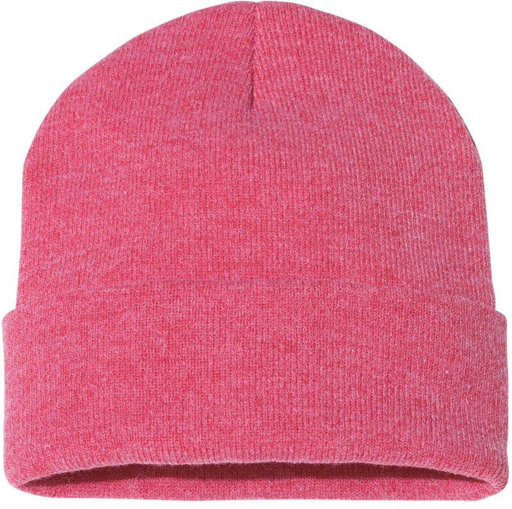 (12 Pieces) Sportsman Solid 12" Cuffed Beanie Custom Embroidered + FREE Setup - JL Franklins