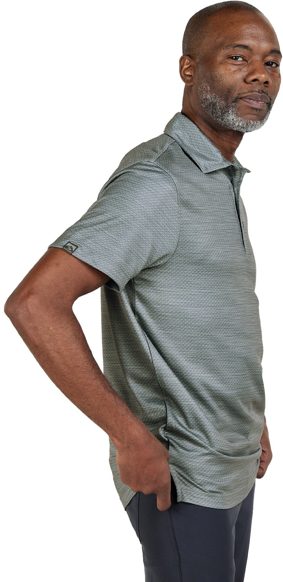 Storm Creek Unwinder Short Sleeve Bamboo Printed Polo
