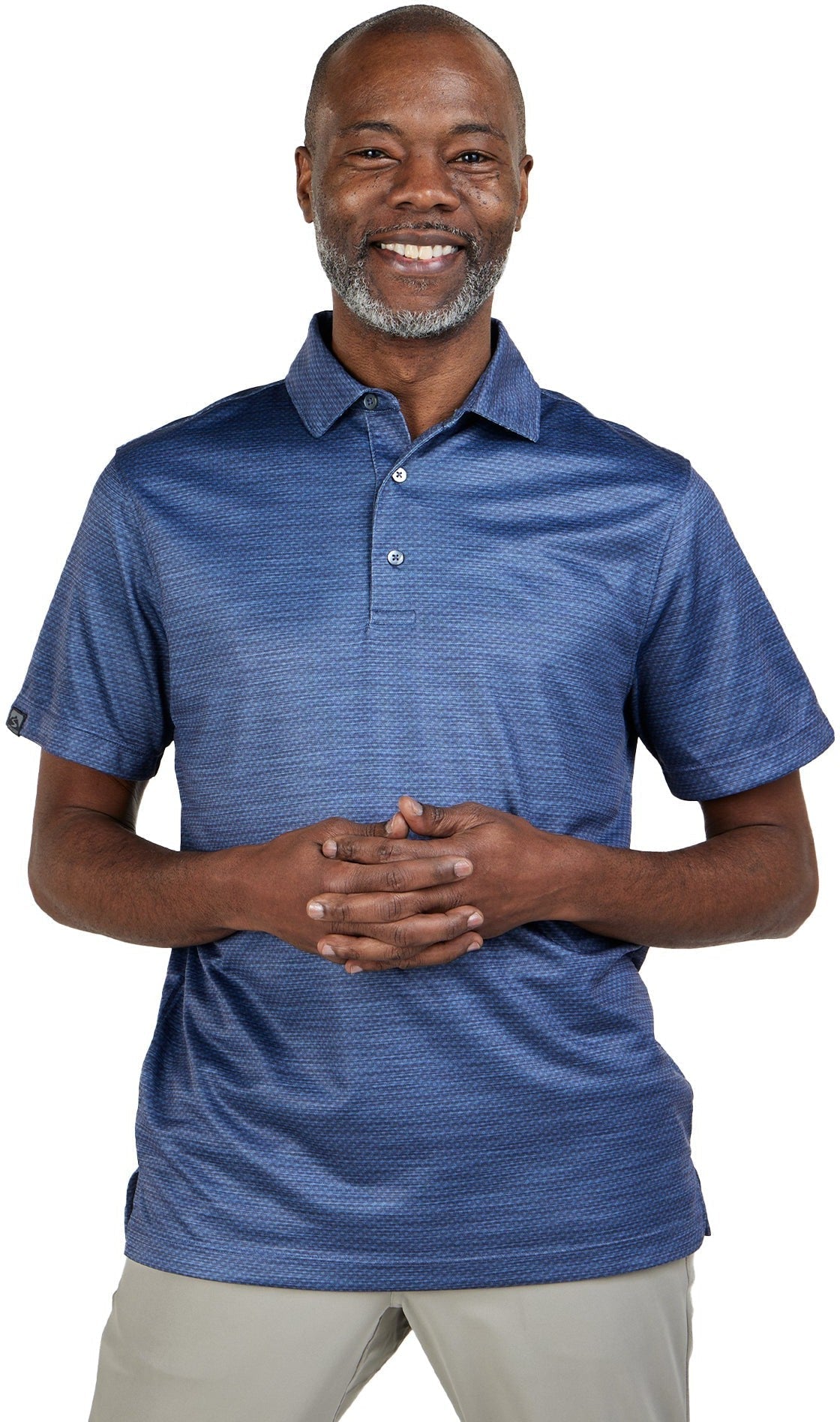 Storm Creek Unwinder Short Sleeve Bamboo Printed Polo