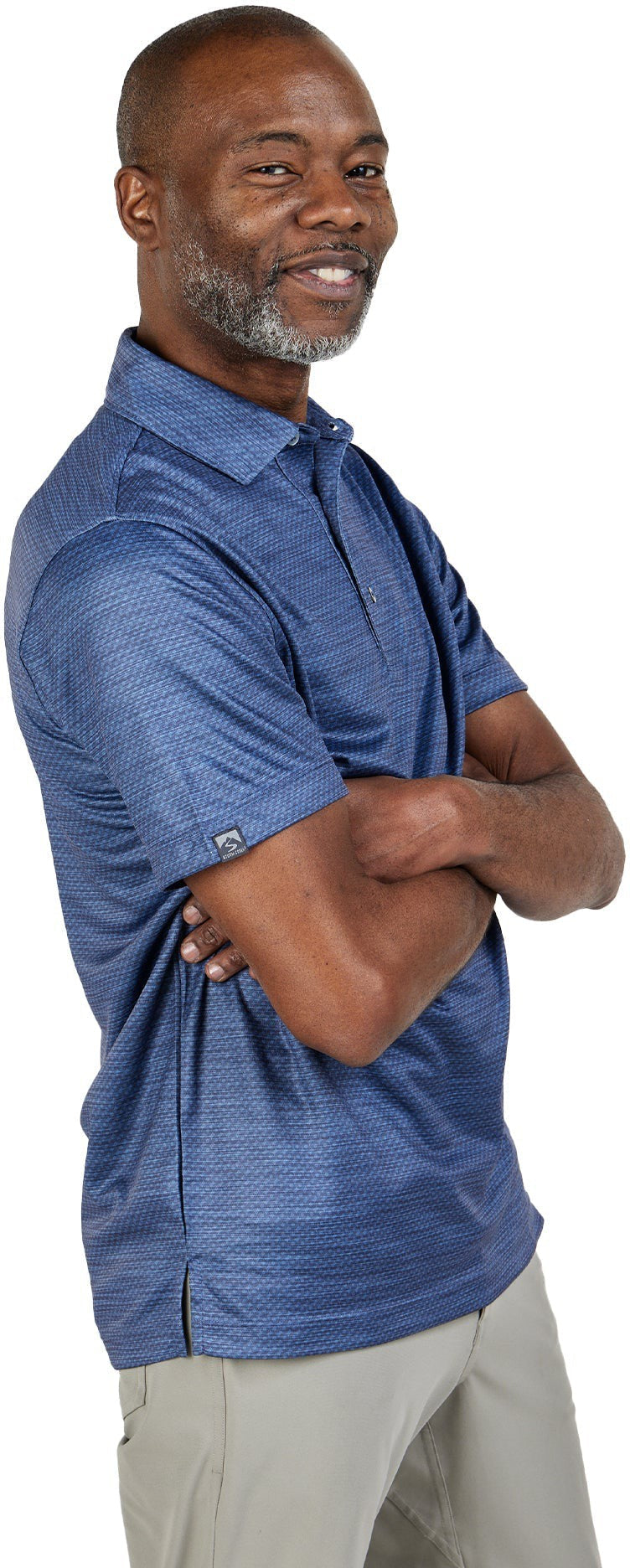 Storm Creek Unwinder Short Sleeve Bamboo Printed Polo