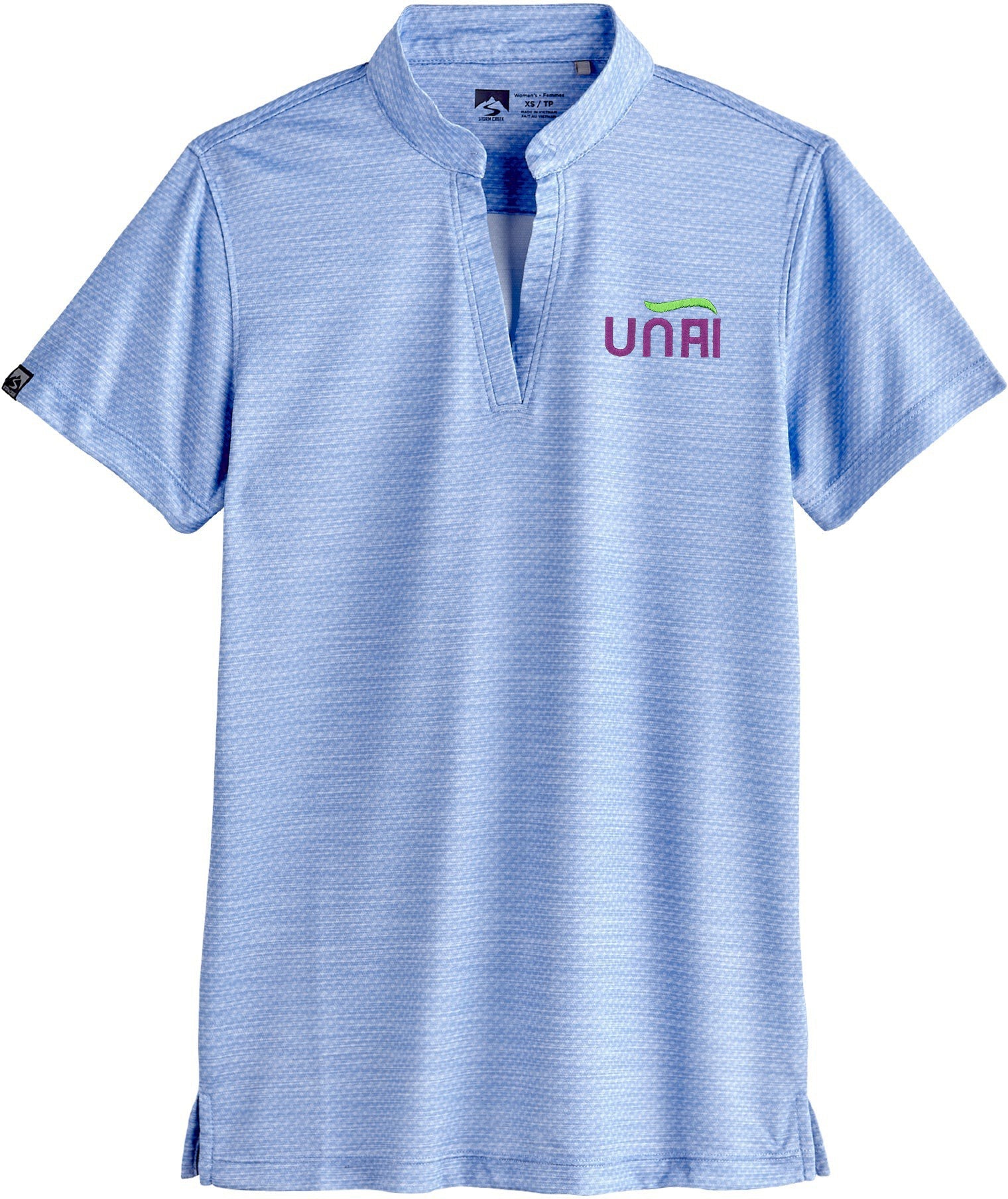 Storm Creek Ladies Unwinder Short Sleeve Bamboo Printed Polo