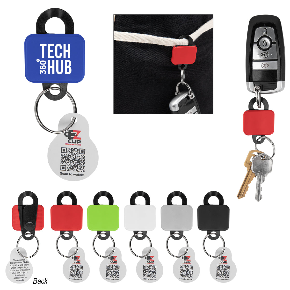 Clipster Key Tag