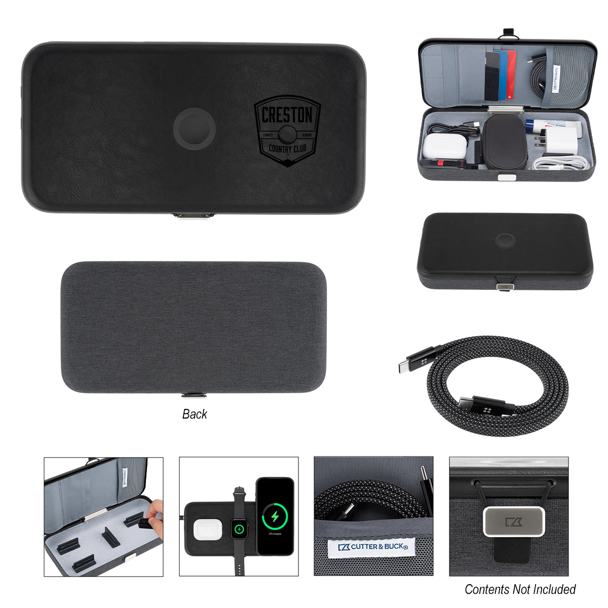 Cutter & Buck® 3-in-1 Charging Tech Case