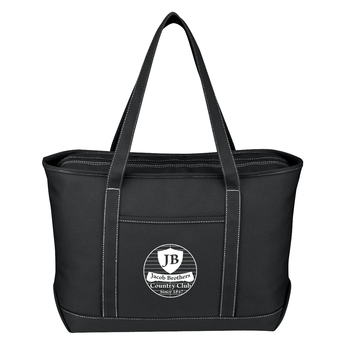 Large 24 Oz. Recycled Cotton Yacht Tote Bag