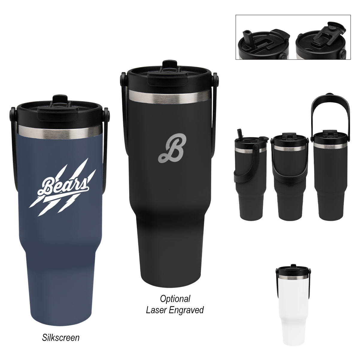 40 Oz. Peak Intrepid Recycled Stainless Steel Tumbler
