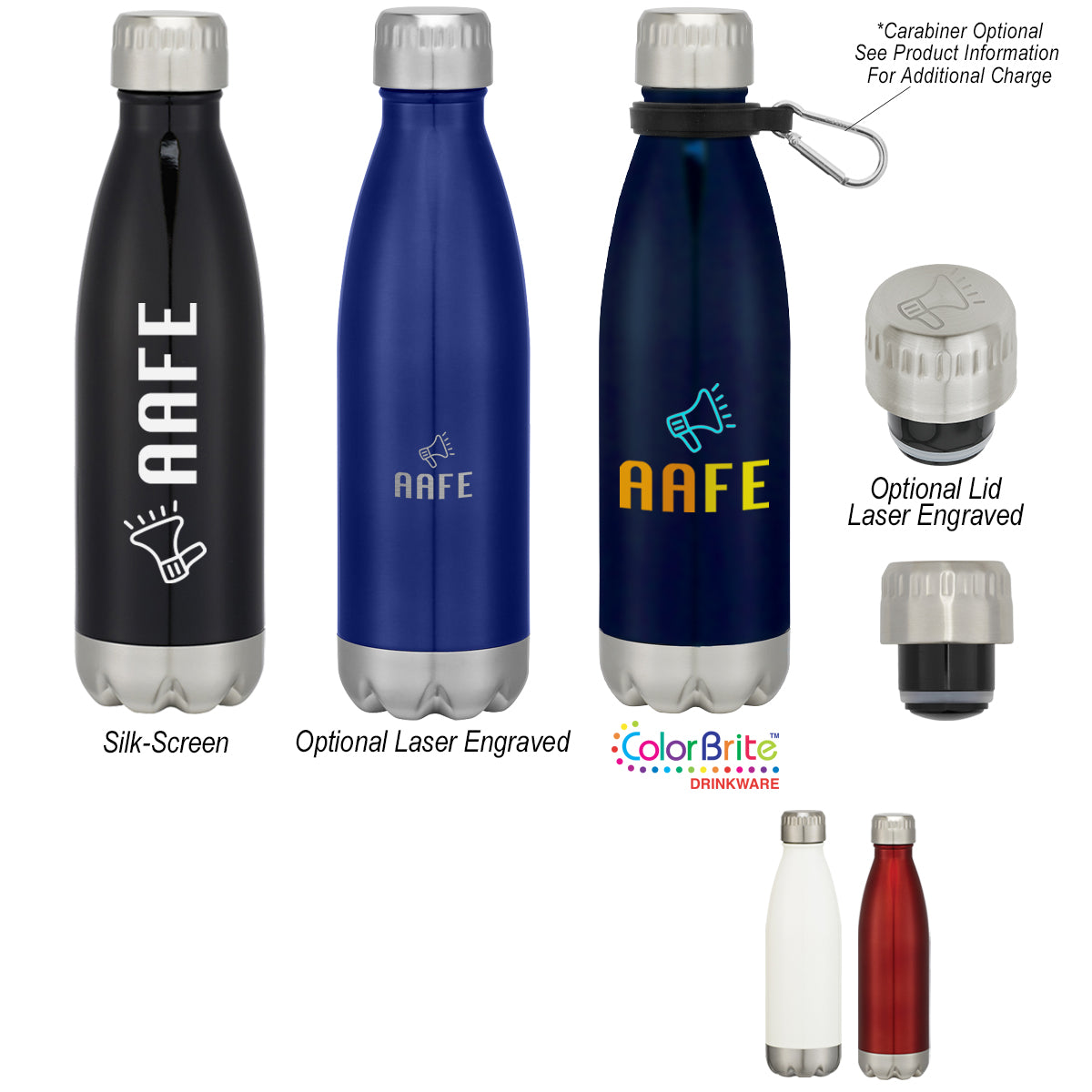 16 Oz. Swiggy Recycled Stainless Steel Bottle
