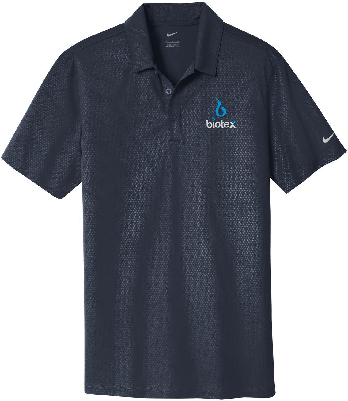 NIKE Dri-FIT Embossed Tri-Blade Polo