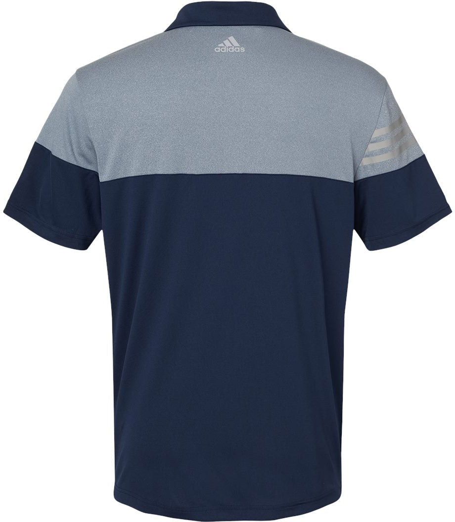 Adidas Heather 3Stripes Block Polo