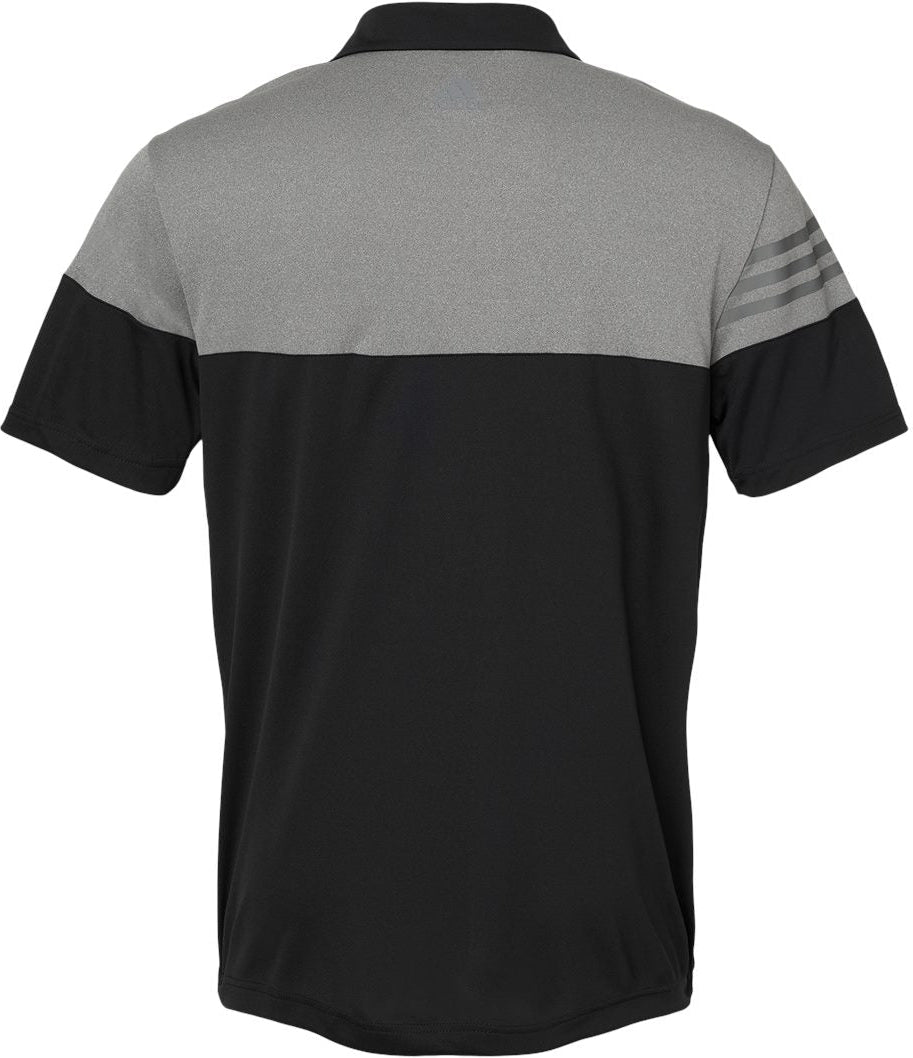 Adidas Heather 3Stripes Block Polo