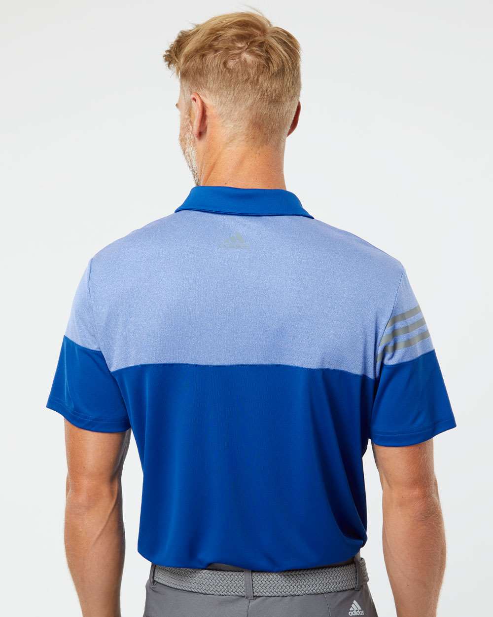 Adidas Heather 3Stripes Block Polo