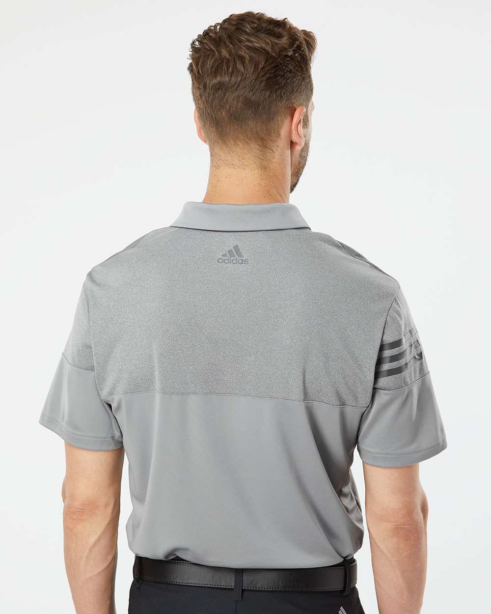 Adidas Heather 3Stripes Block Polo