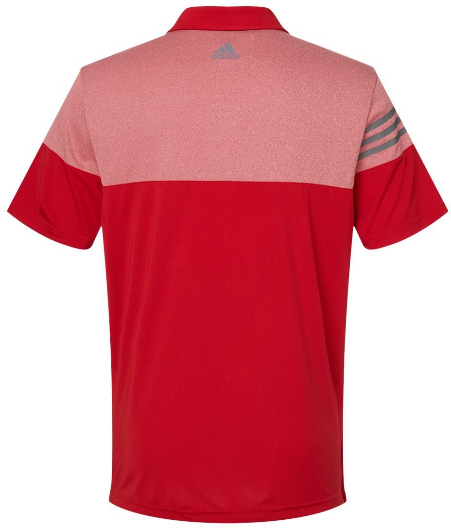 Adidas Heather 3Stripes Block Polo