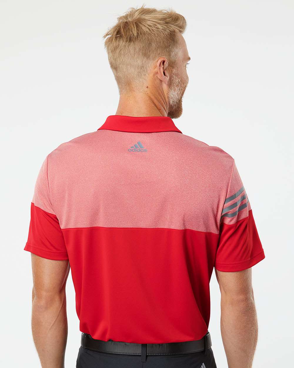 Adidas Heather 3Stripes Block Polo