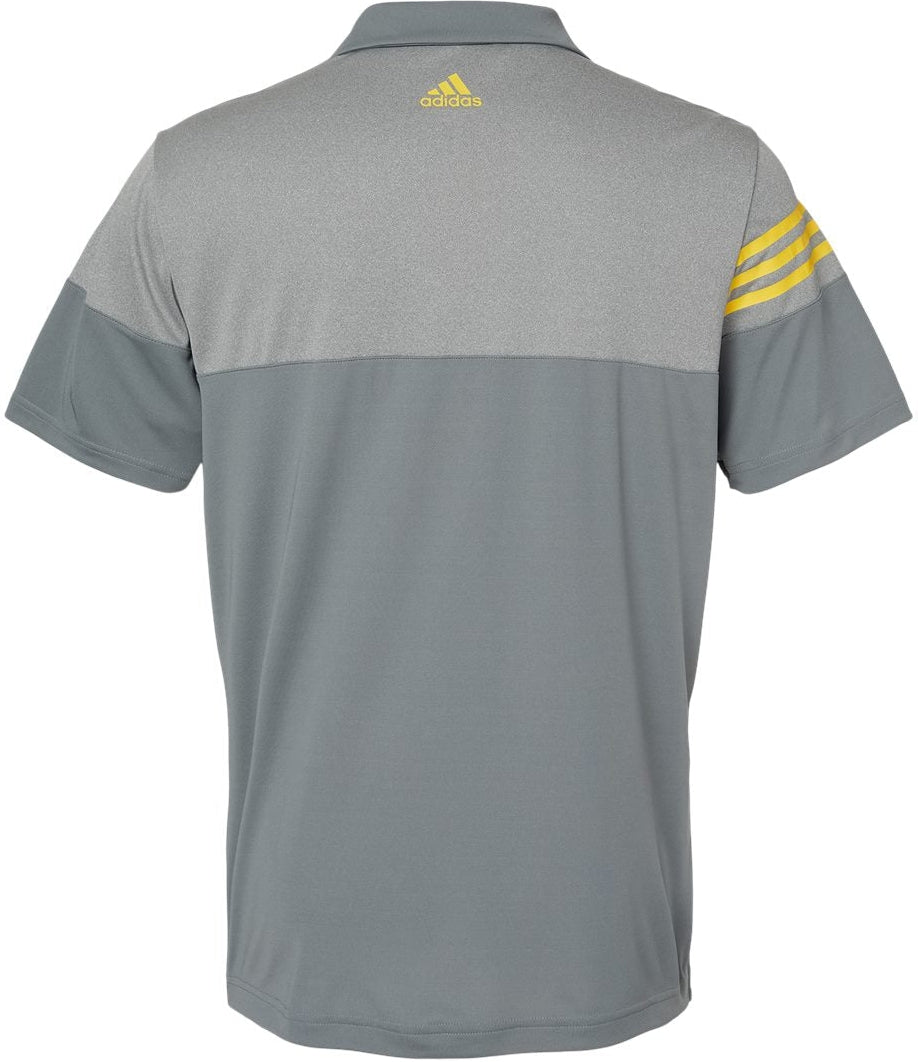 Adidas Heather 3Stripes Block Polo