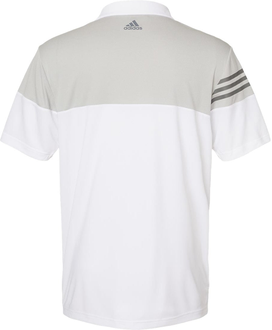 Adidas Heather 3Stripes Block Polo
