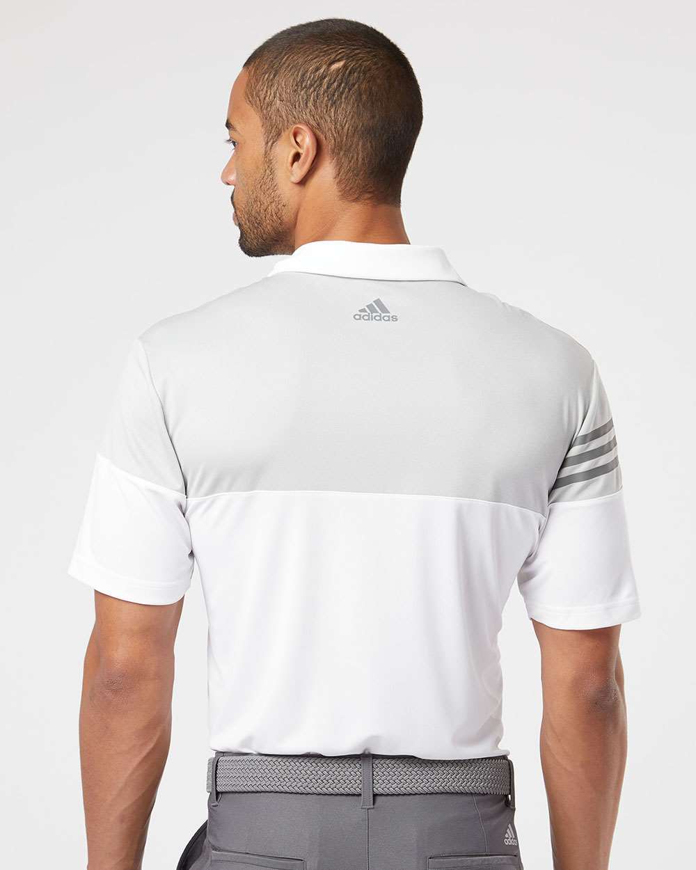 Adidas Heather 3Stripes Block Polo