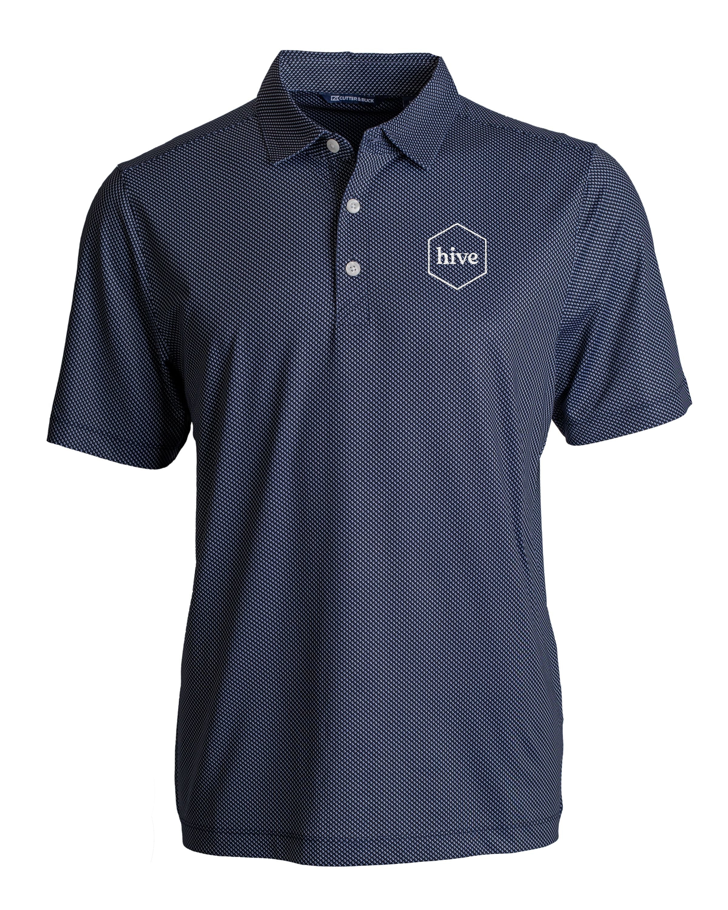 Cutter & Buck Tall Pike Eco Symmetry Print Stretch Recycled Polo