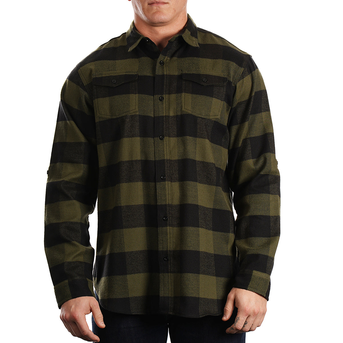 Burnside© The Legendary "Two Pocket" Men's Plaid Flannel