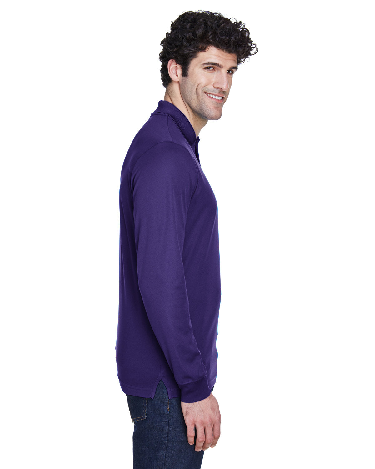 Core 365 Pinnacle Performance Long-Sleeve Pique Polo