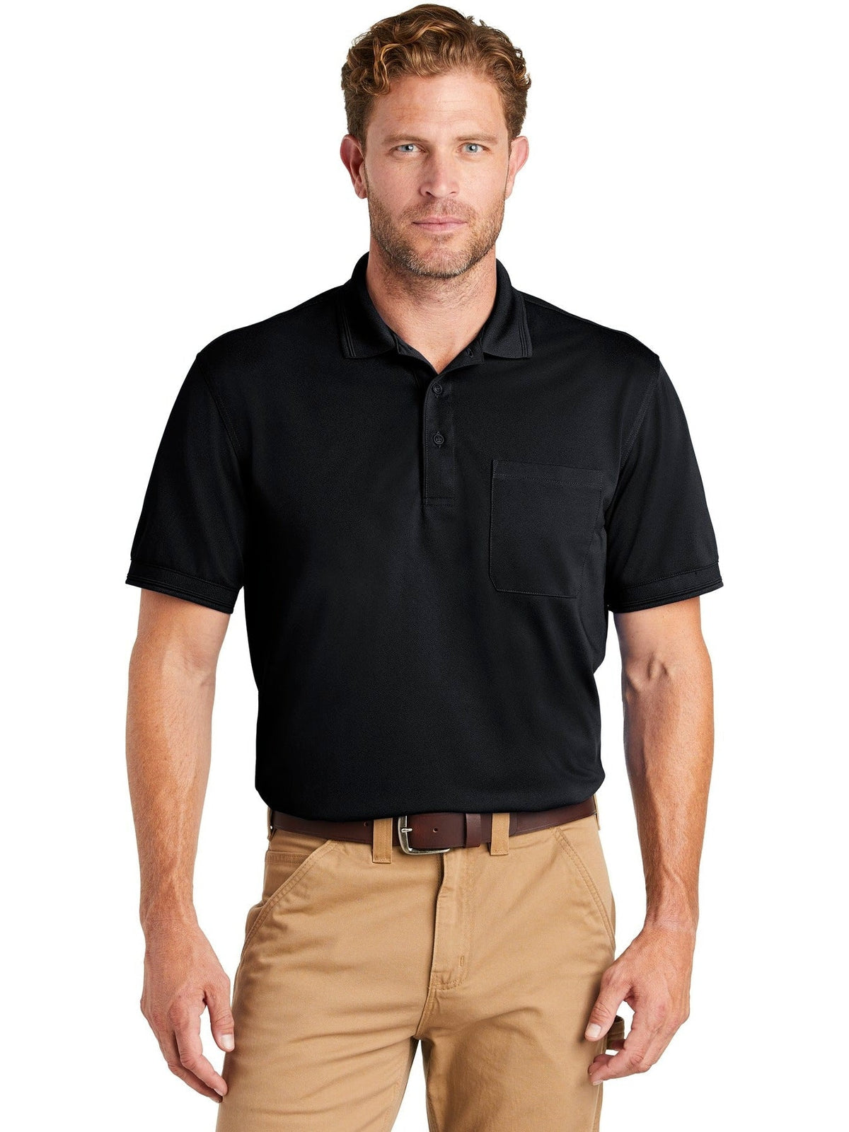 CornerStone Industrial Snag-Proof Pique Pocket Polo