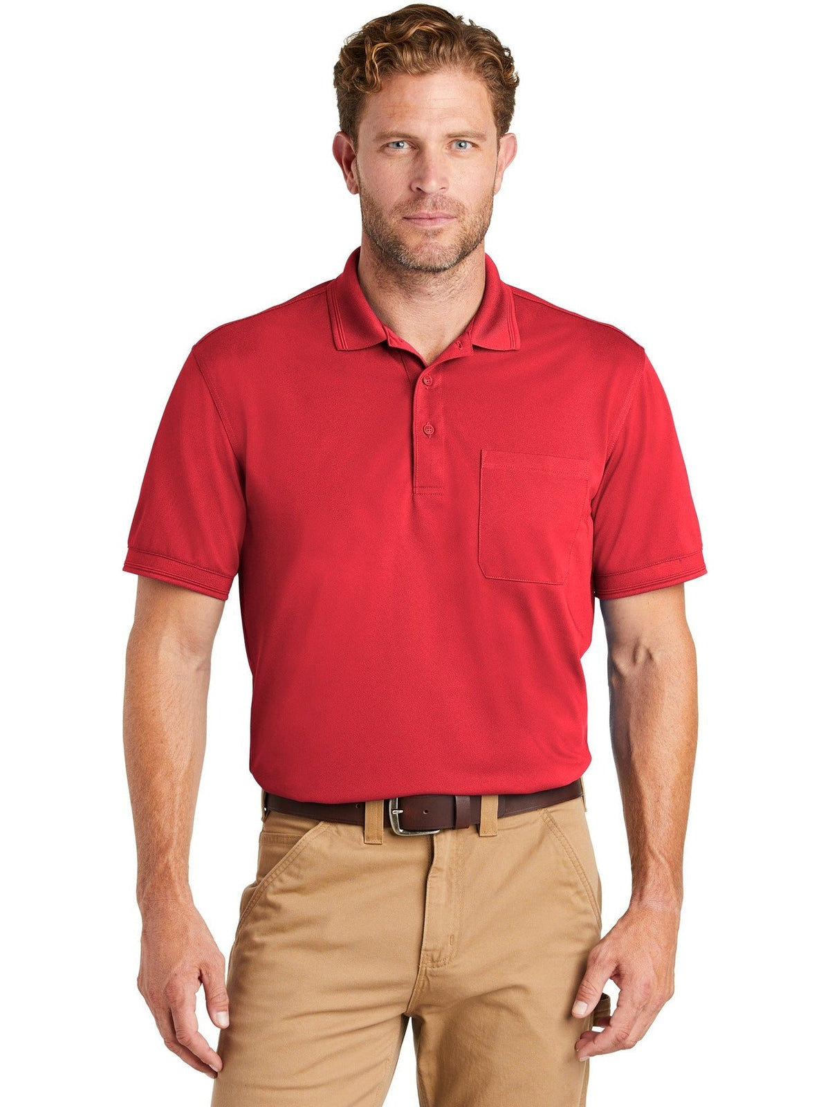 CornerStone Industrial Snag-Proof Pique Pocket Polo