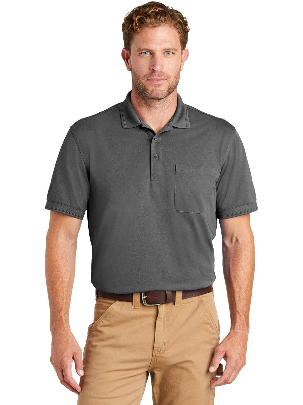 CornerStone Industrial Snag-Proof Pique Pocket Polo