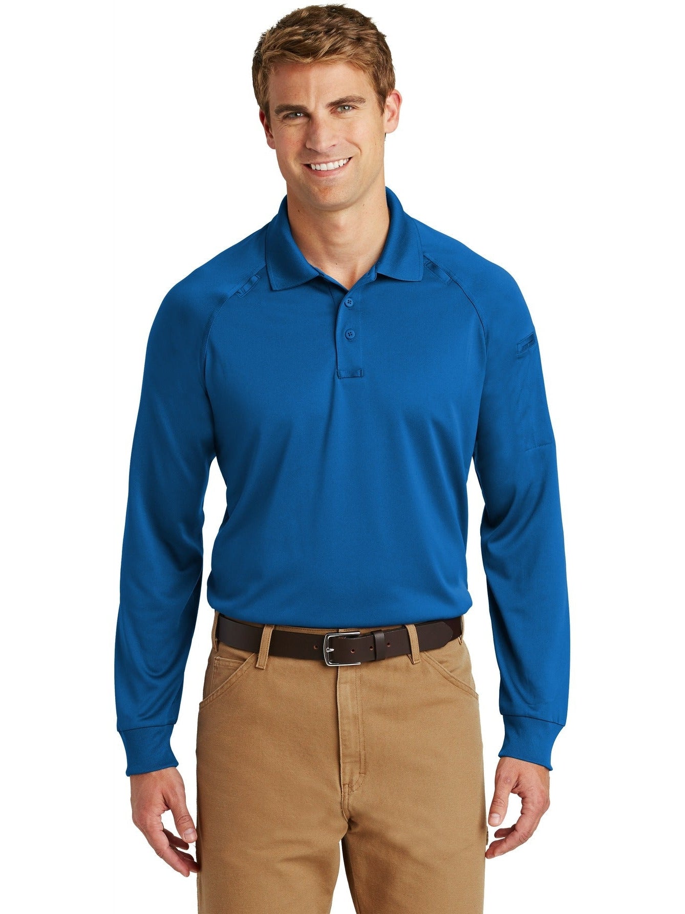 CornerStone Select Long Sleeve Snag-Proof Tactical Polo