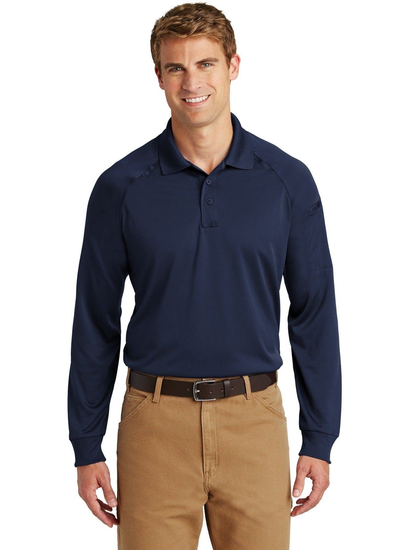 CornerStone Select Long Sleeve Snag-Proof Tactical Polo
