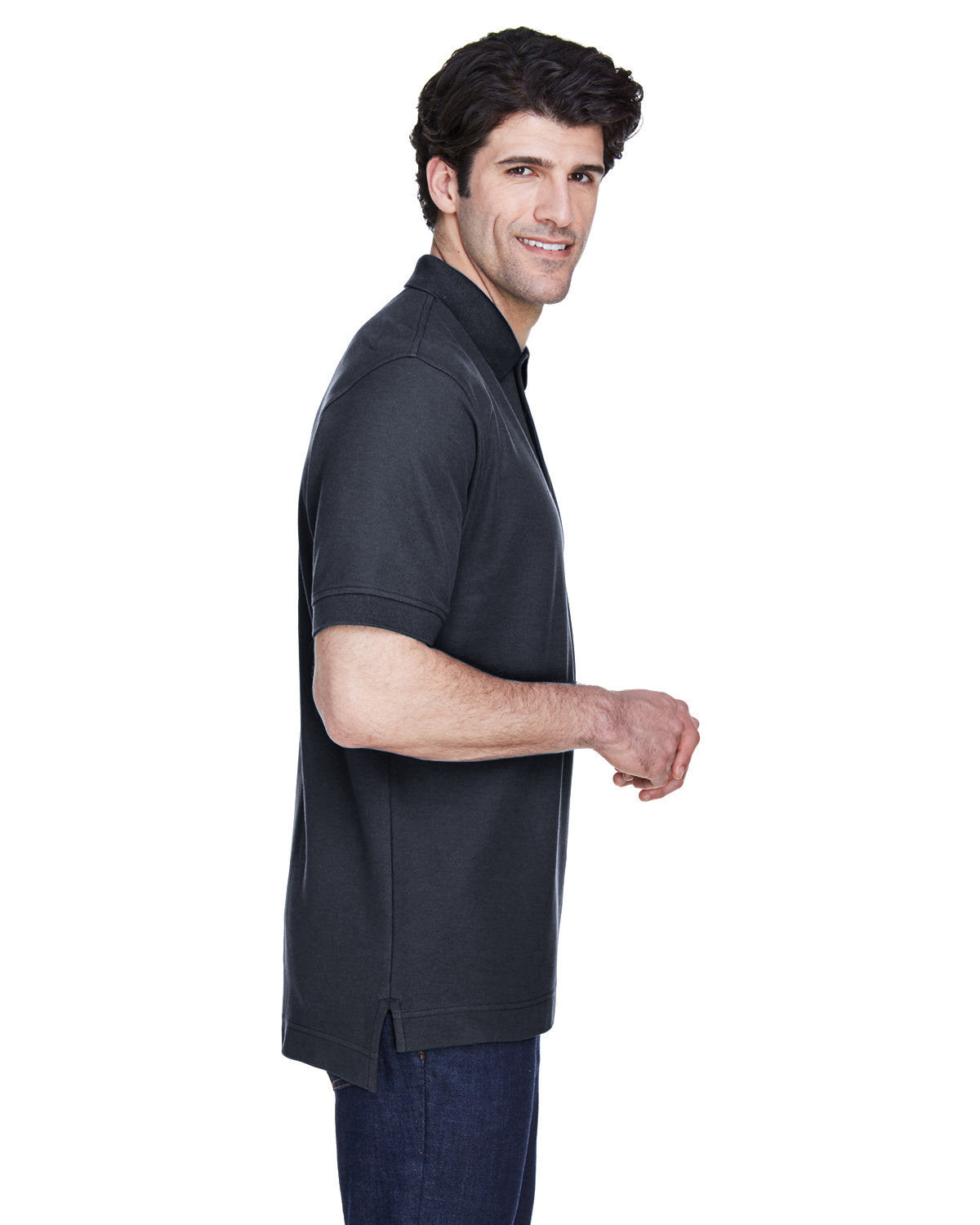 Devon & Jones Pima Pique Short-Sleeve Polo