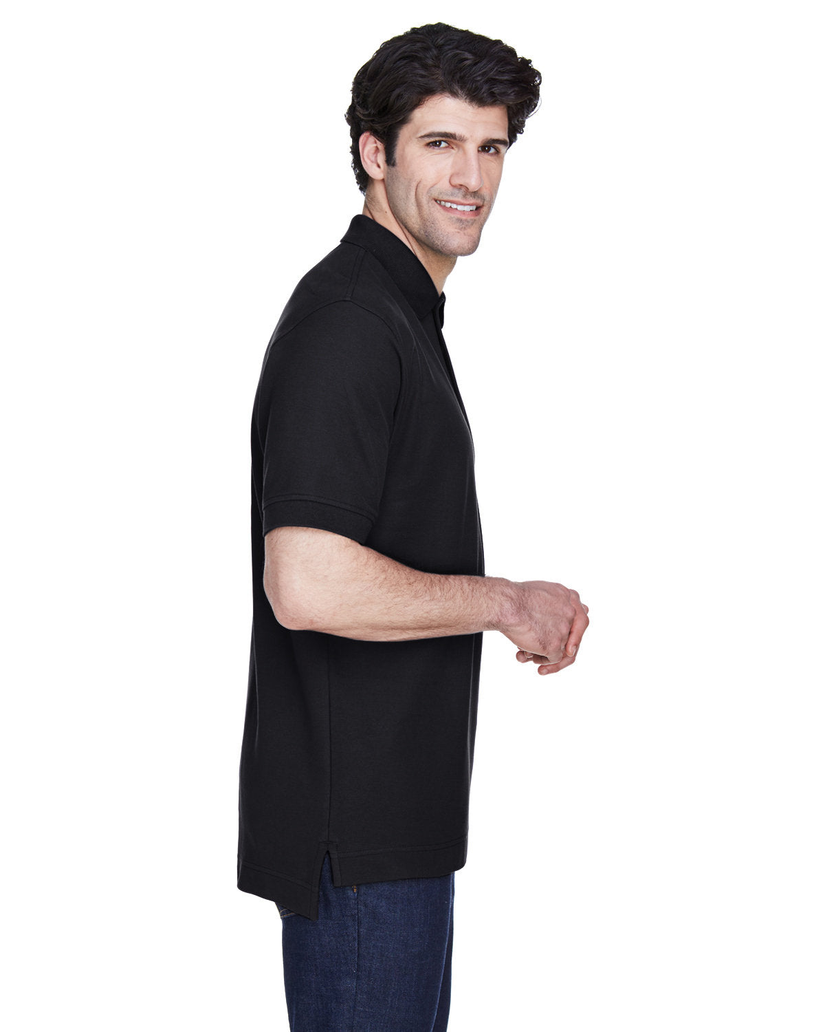 Devon & Jones Pima Pique Short-Sleeve Polo