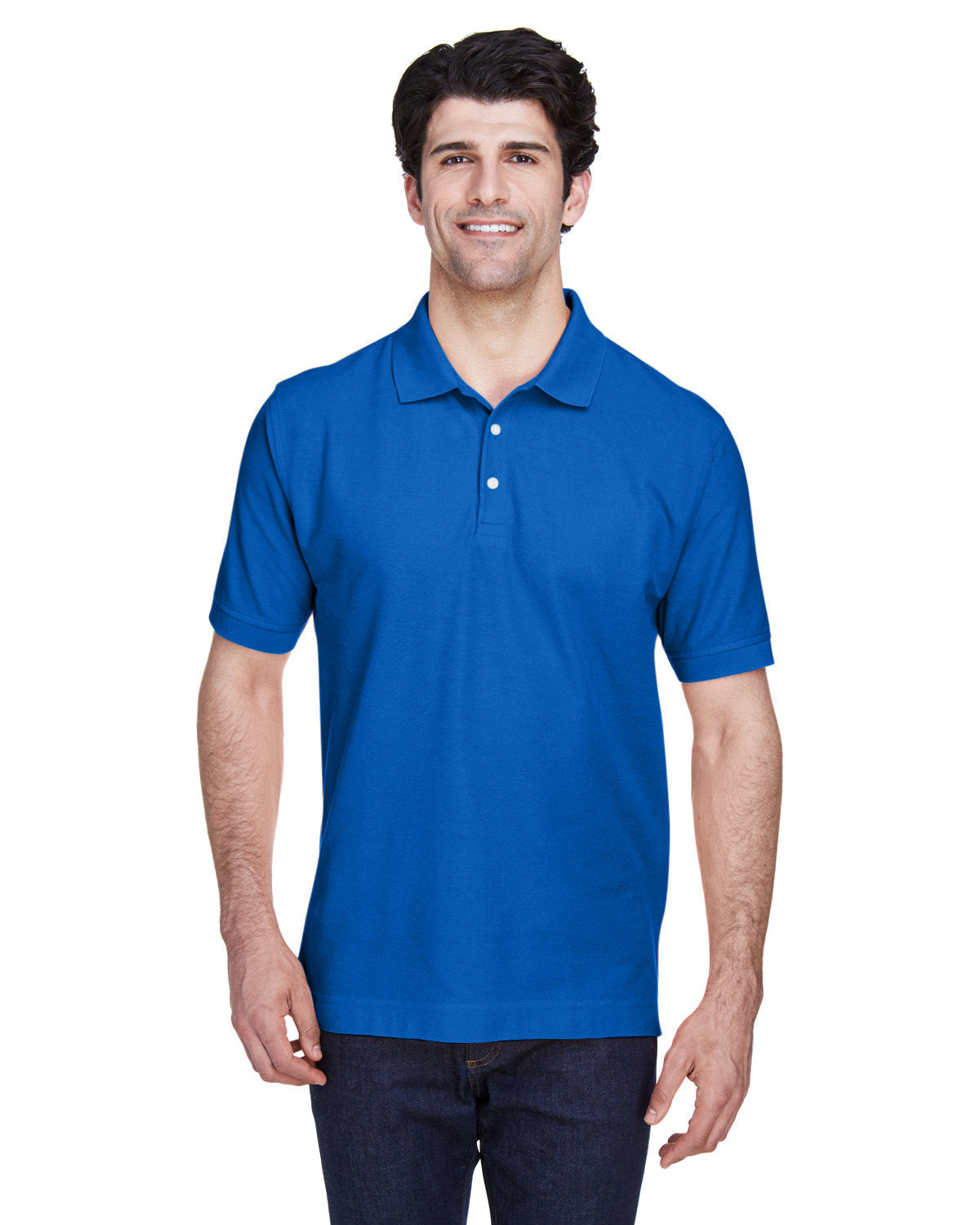 Devon & Jones Pima Pique Short-Sleeve Polo