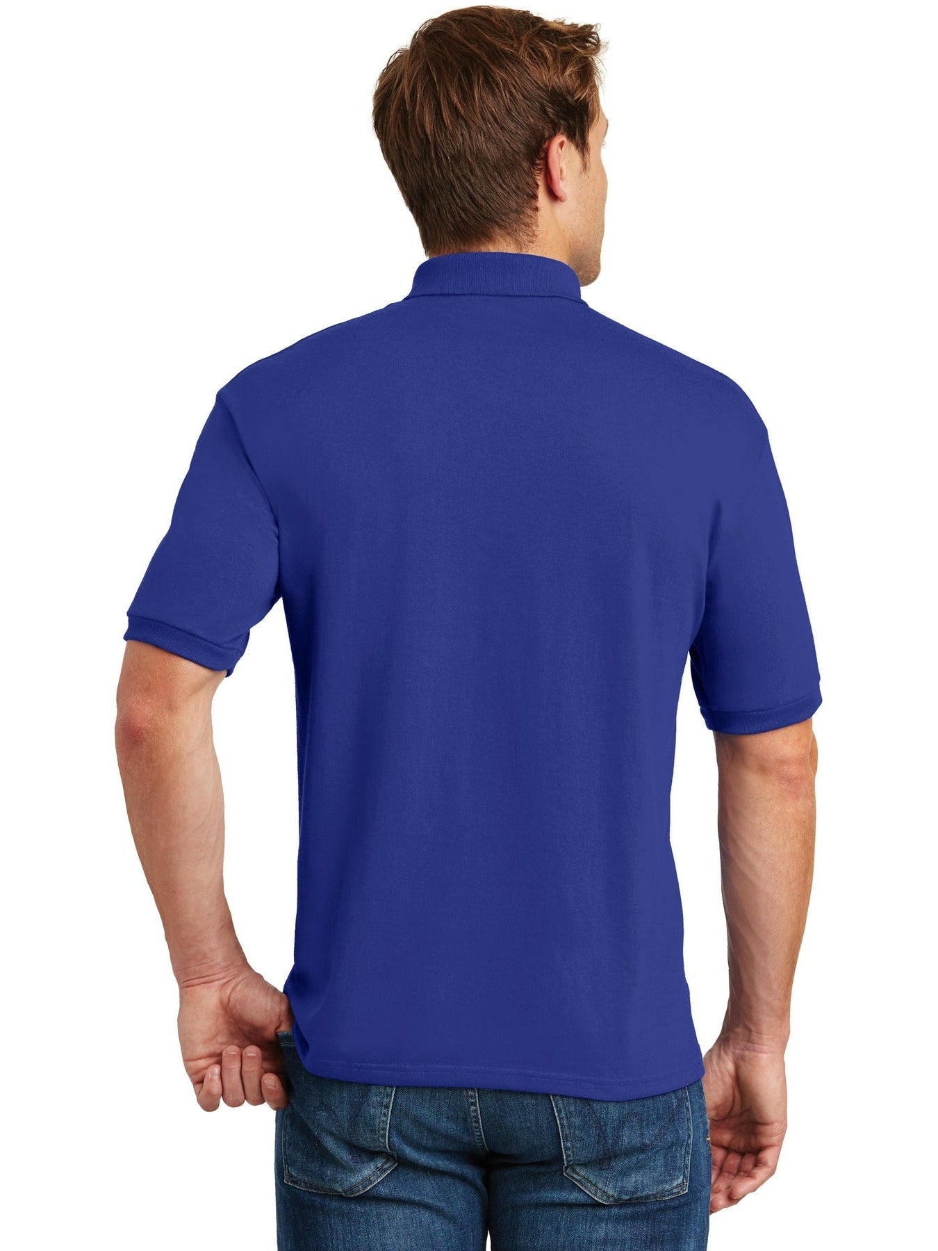 Hanes EcoSmart 5.2-Ounce Jersey Knit Sport Shirt