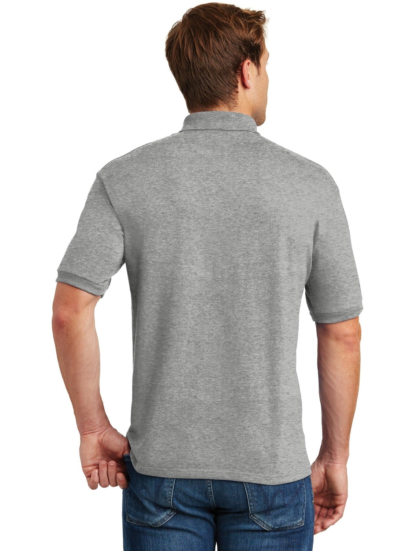 Hanes EcoSmart 5.2-Ounce Jersey Knit Sport Shirt