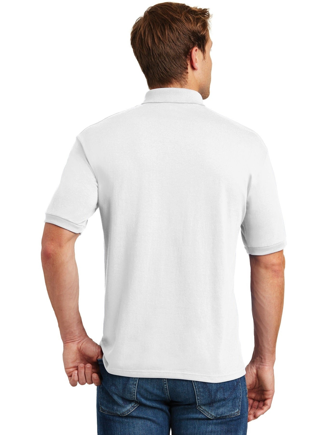 Hanes EcoSmart 5.2-Ounce Jersey Knit Sport Shirt
