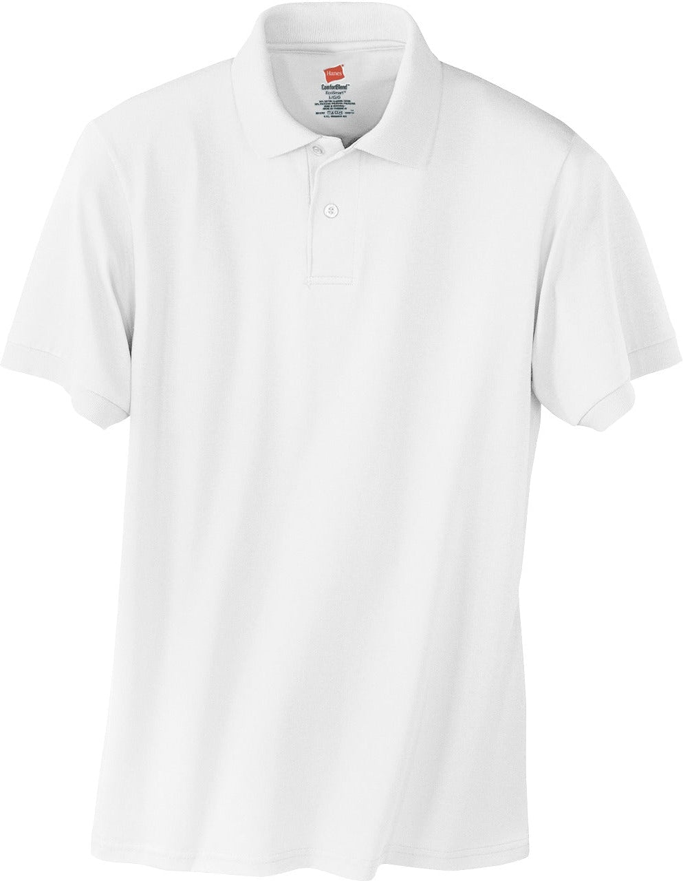 Hanes EcoSmart 5.2-Ounce Jersey Knit Sport Shirt