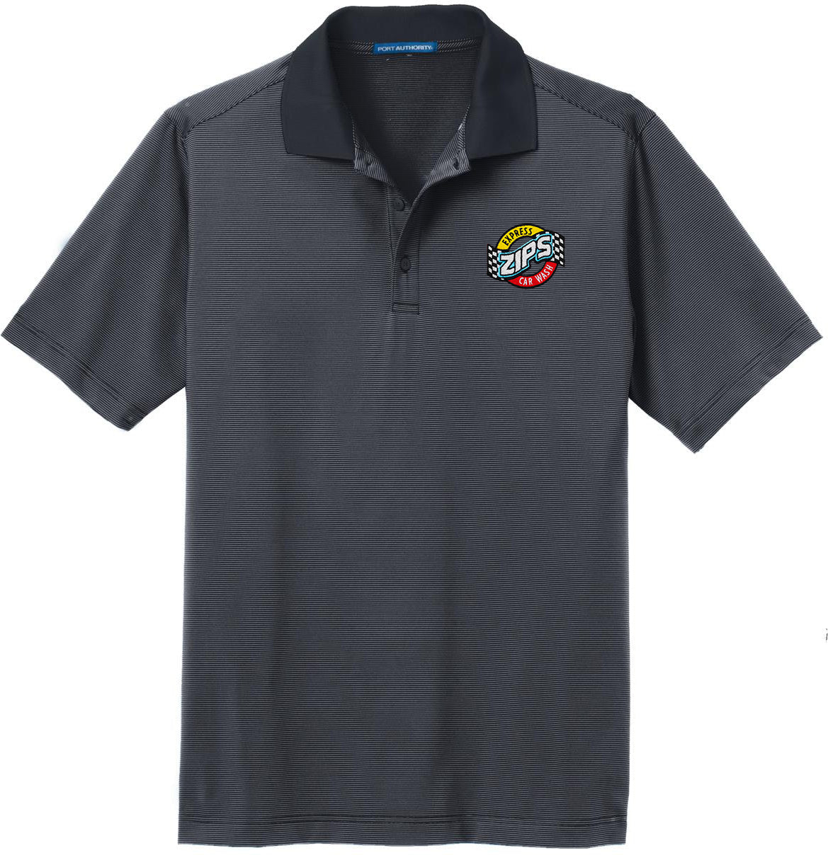 Port Authority Fine Stripe Performance Polo