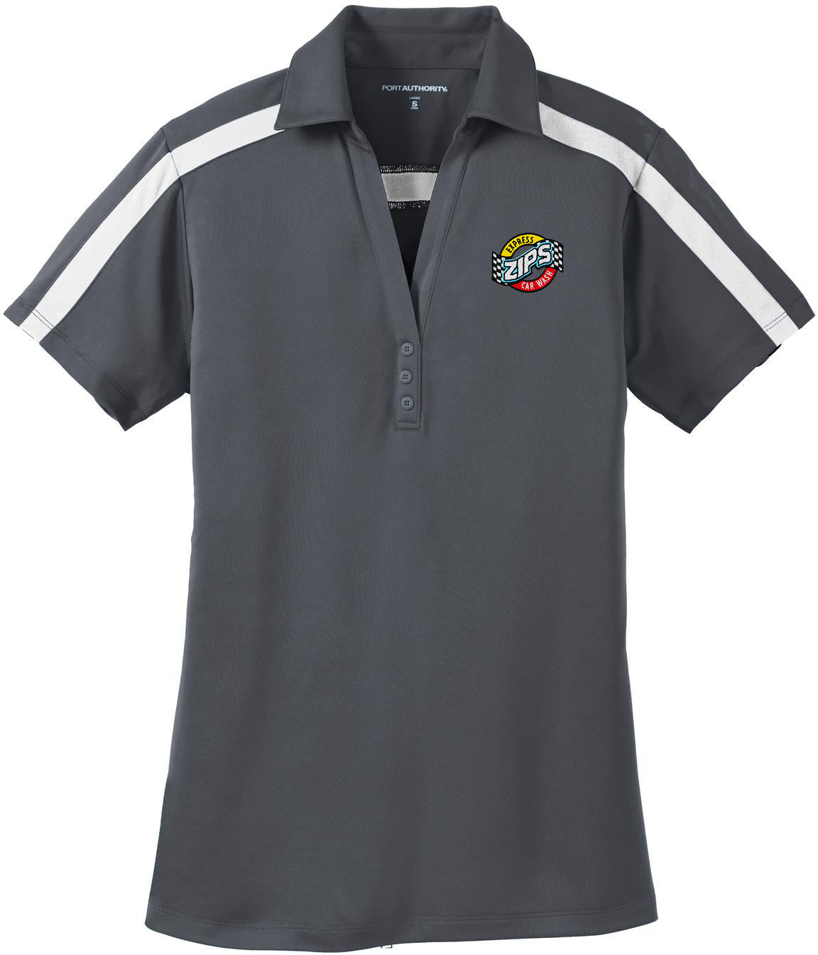 Port Authority Ladies Silk Touch Performance Colorblock Stripe