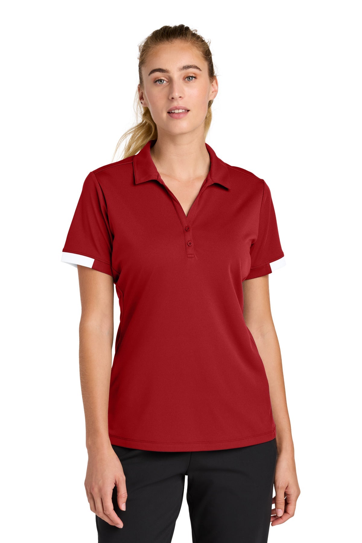 Sport-Tek Ladies Club Colorblock Polo