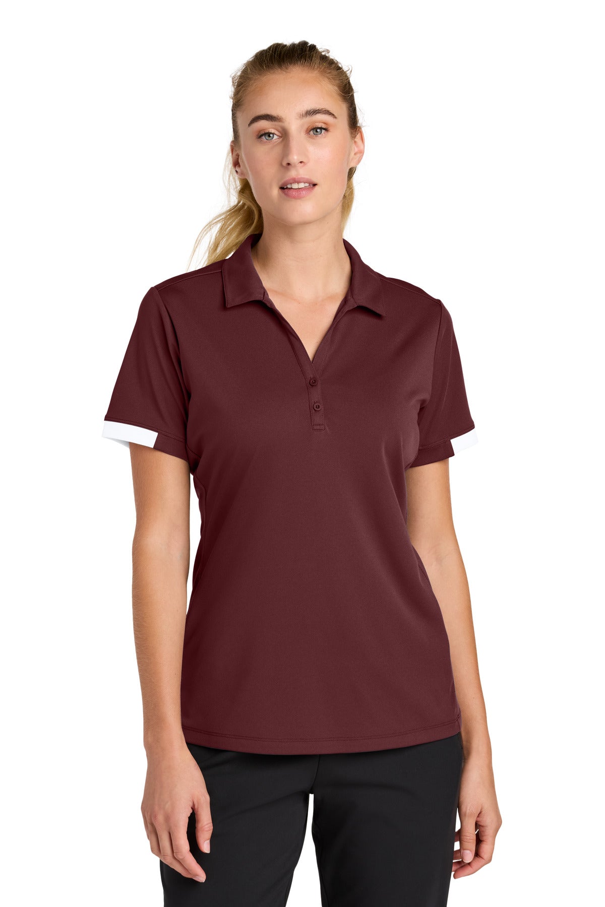 Sport-Tek Ladies Club Colorblock Polo