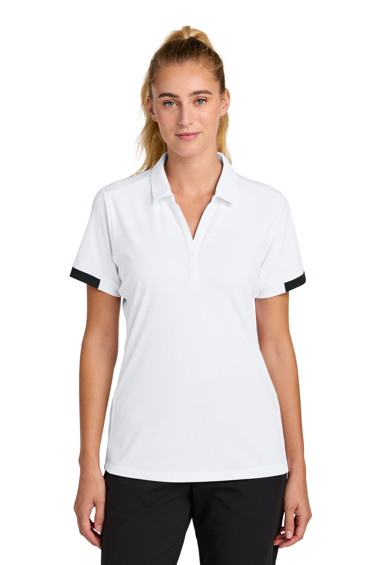 Sport-Tek Ladies Club Colorblock Polo