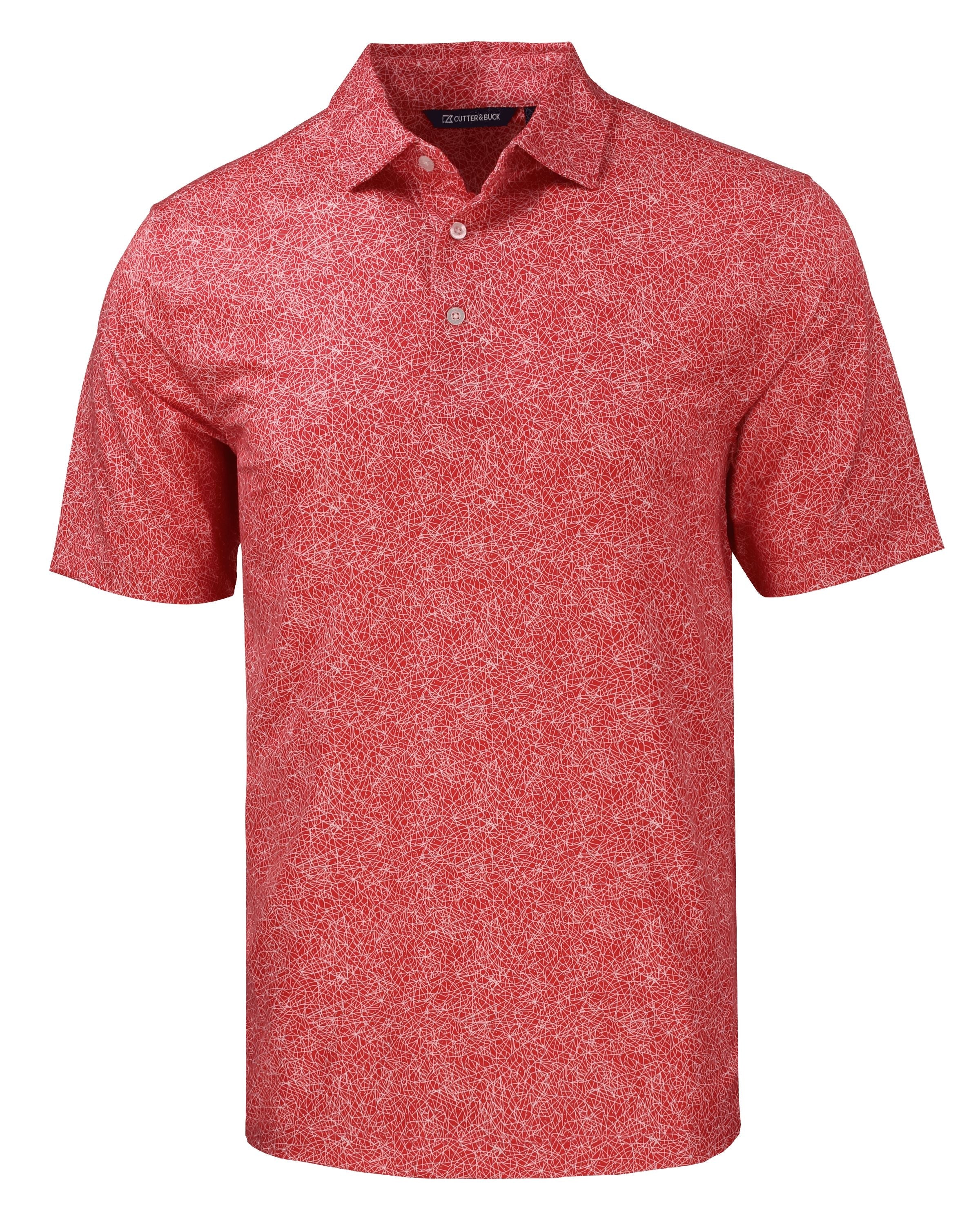 Cutter & Buck Pike Constellation Print Stretch Polo