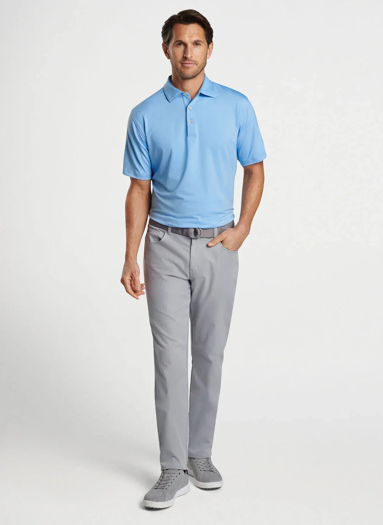 Peter Millar Solid Performance Jersey Polo