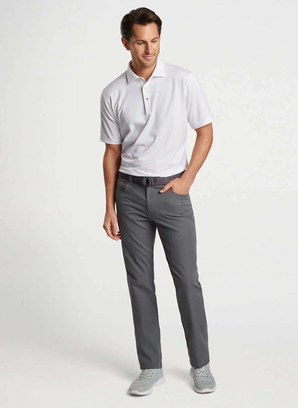 Peter Millar Solid Performance Jersey Polo