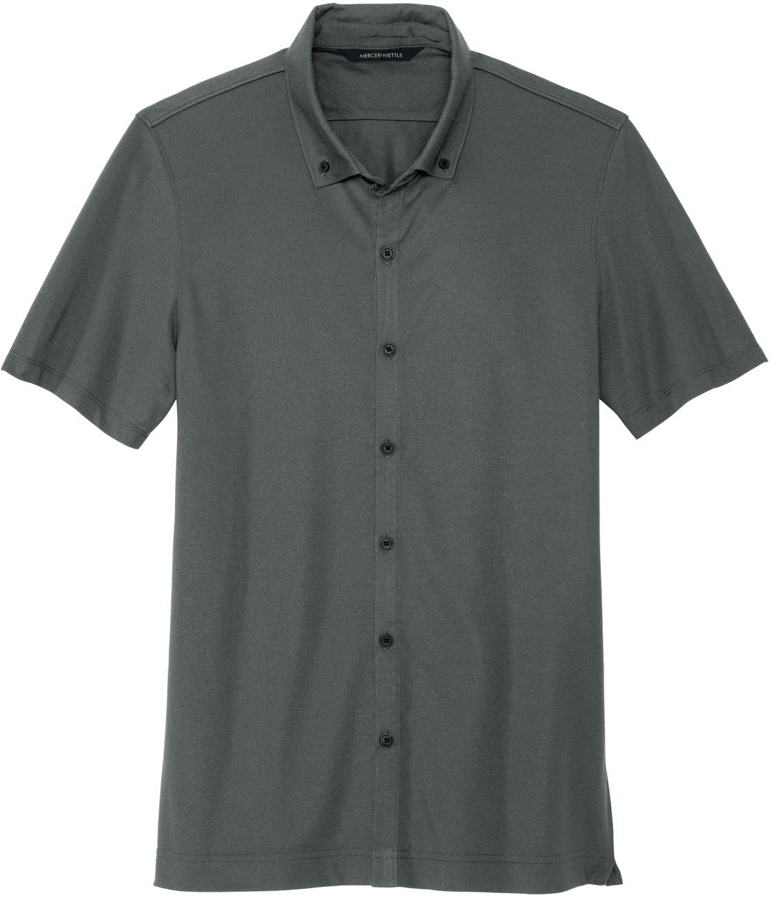 Mercer+Mettle Stretch Pique Full-Button Polo