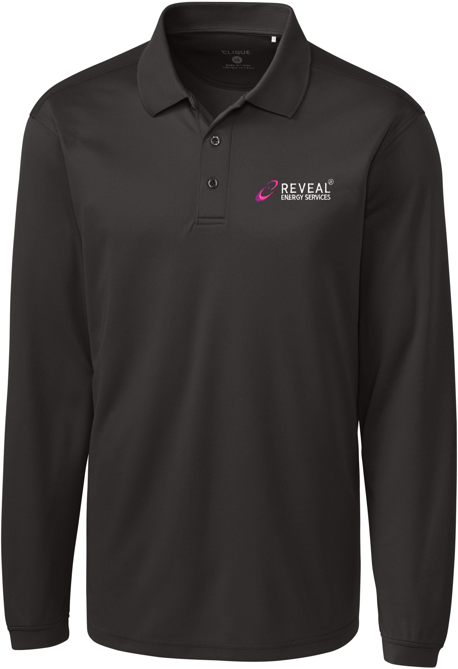 Clique Long Sleeve Ice Pique Polo