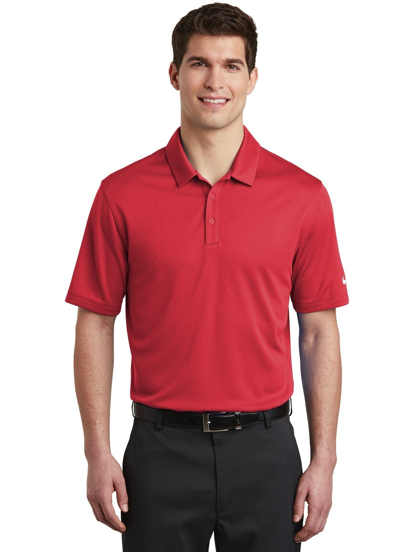 NIKE Dri-FIT Hex Textured Polo