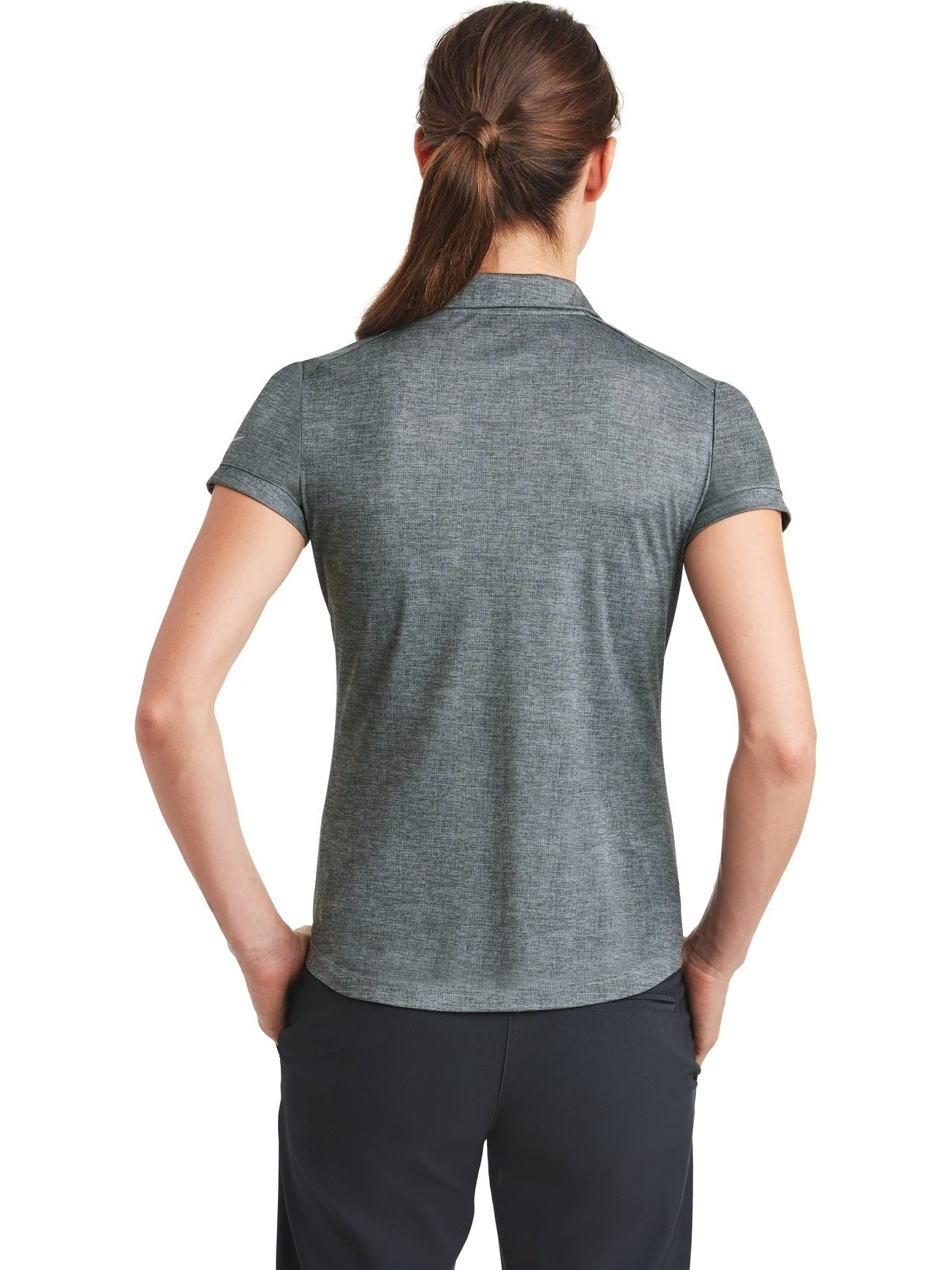 NIKE Ladies Dri-FIT Crosshatch Polo