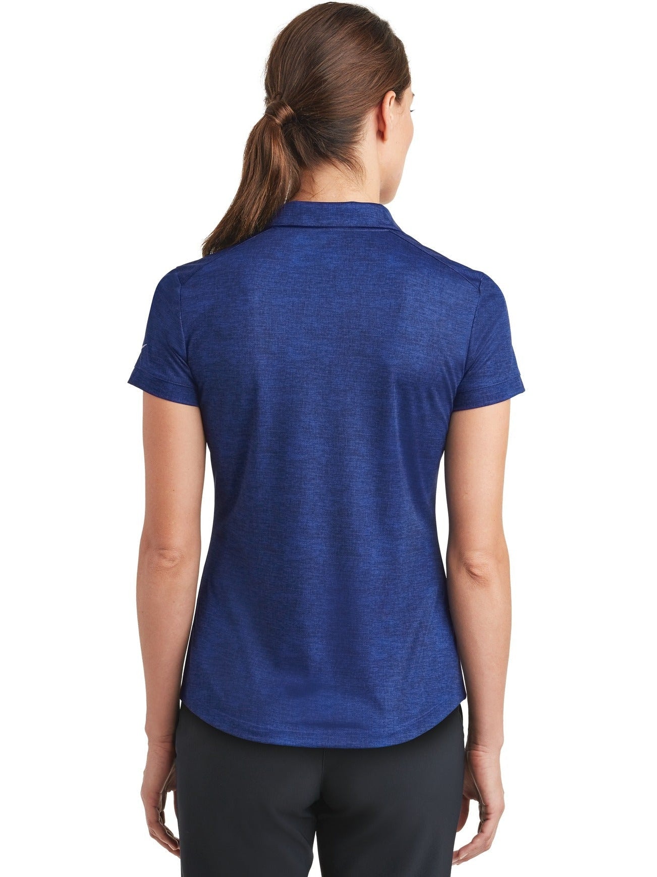 NIKE Ladies Dri-FIT Crosshatch Polo
