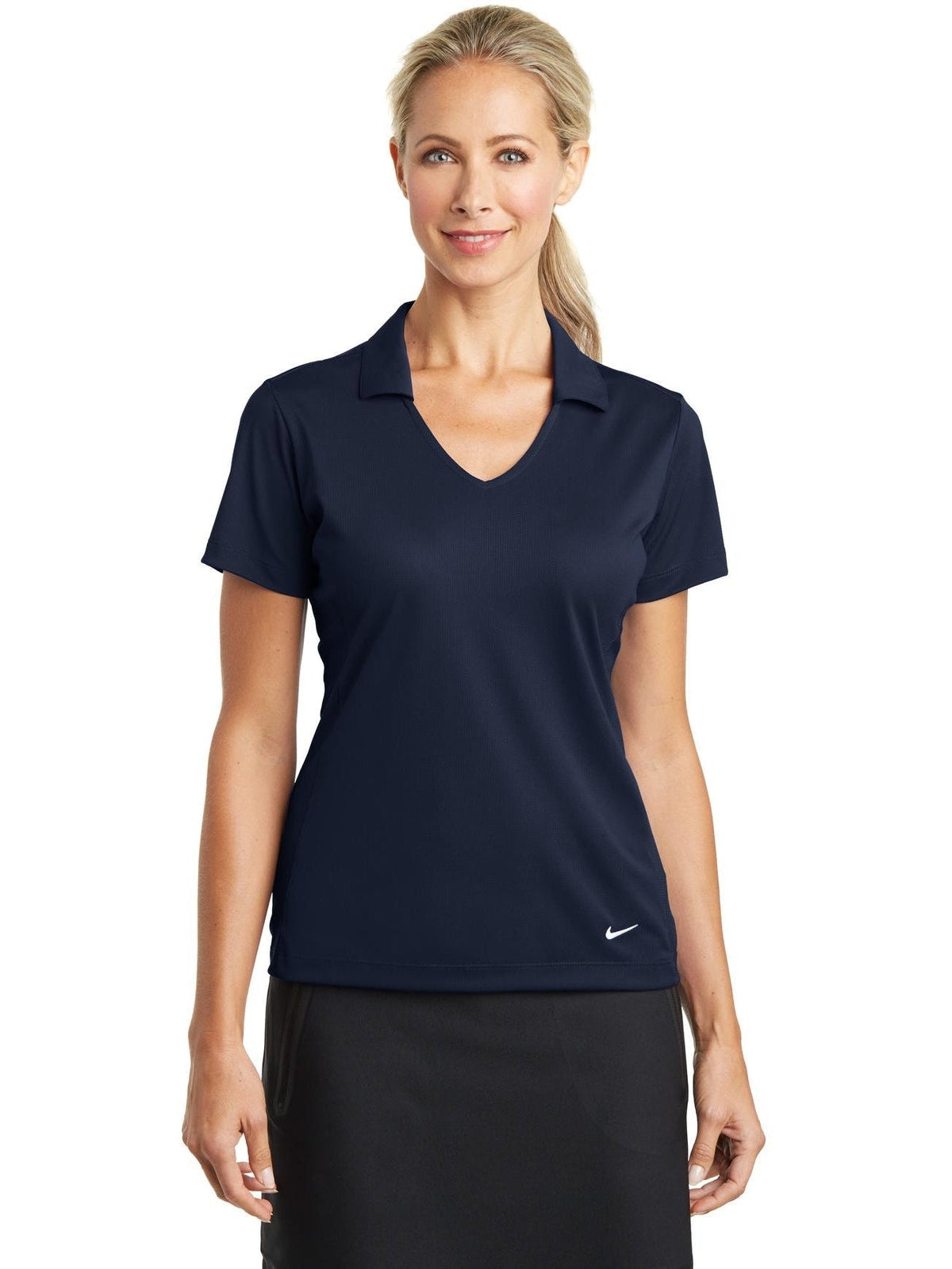 NIKE Ladies Dri-FIT Vertical Mesh Polo